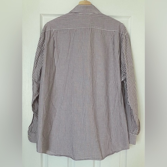 Tommy Hilfiger Button Down Dress Shirt, Purple, Men’s Regular Fit 17 1/2, 32-33 - Picture 4 of 4